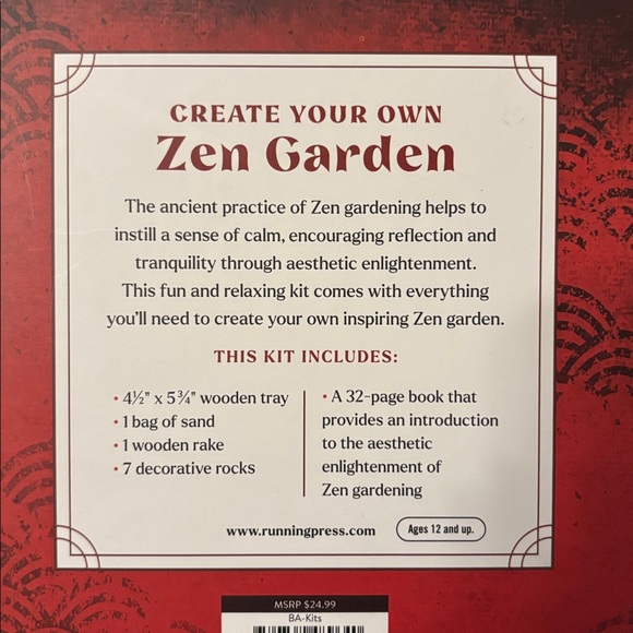 Zen Gardening Japanese Rock Garden Kit - Picture 3 of 4